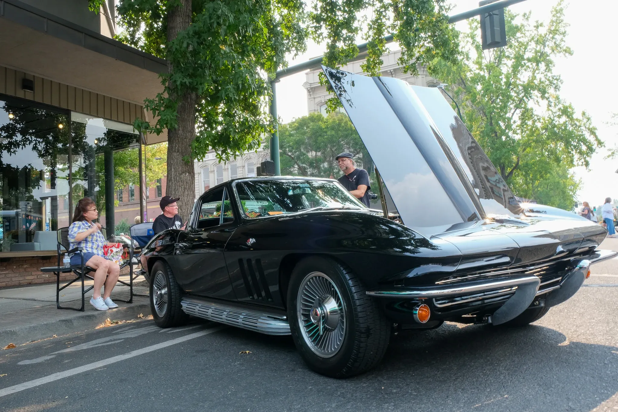 LA 1965 Chevy Corvette Stingray sits on display at Wheelin' Walla Walla on the corner of 2nd Ave. and Main Street.