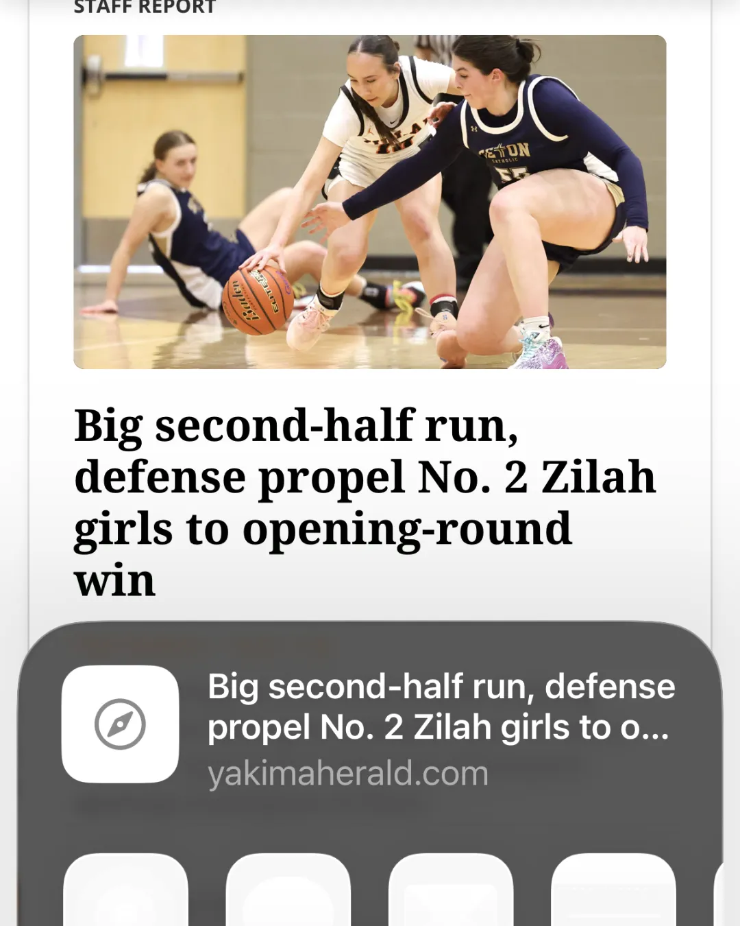 Sharing options are built into the content cards, with native mobile sharing and a desktop popover.